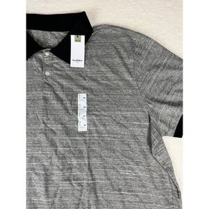 Goodfellow & Co Mens Heather Gray Short Sleeve Polo Shirt Big Tall 5X